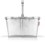 reisenthel carrybag silver crackle &ndash; Stabiler Einkaufskorb mit viel Stauraum und