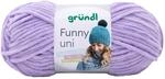 Gr&uuml;ndl Wolle Funny uni - weiche Chenille Wolle zum H&auml;keln - Kuschelig und