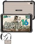 Ulefone RugKing Pad Pro Outdoor Tablet Android 16, 16GB + 128GB/2TB AI Tablet PC Mit