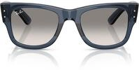 Ray-Ban RB0840s Mega Wayfarer Quadratische Sonnenbrille, Dunkelblau,...