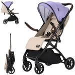 Daliya&reg; YOOPI Reisebuggy, faltbar, mit Teleskopgriff, Flugzeug Buggy,