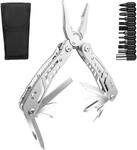 Gvolatee Multitool Werkzeug 11 in 1, Faltbares Edelstahl Multifunktionale Zange mit