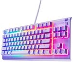 SteelSeries Apex 3 TKL Lavendel RGB Gaming-Tastatur &ndash; Kompakter