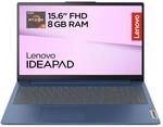Lenovo IdeaPad Slim 3 Laptop | 15.6" FHD Display | AMD Ryzen 3 7330U | 512GB SSD | 8
