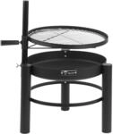 BBQ-Toro Feuerschale mit Grillrost &Oslash; 50 cm | H&ouml;henverstellbarer Grillrost,...