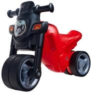 Big Sport Bike Laufrad Rot - Kinder-Laufrad mit Breiten Reifen, robust, hohe