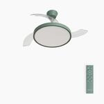 CREATE / WIND CLEAR STUDIO S/Deckenventilator mit Beleuchtung Salbeigr&uuml;n mit