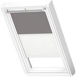VELUX Verdunkelung Plus, Wei&szlig;e Seitenschienen, CK02, Grau | Verdunkelung oder