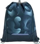 coocazoo Turnbeutel &bdquo;Aqua Flow&rdquo;, blau, mit Rei&szlig;verschlussfach und...