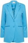 ICHI IHKATE SUS OVERSIZE BL Damen Blazer Longblazer Jacke Long-Blazer mit...