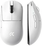 MCHOSE A7 V2 Pro FPS/MOBA kabellose Gaming-Maus Wei&szlig; | PAW3395, 26.000 DPI, 8000 Hz