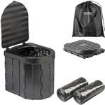 Semptec Urban Survival Technology Camping Toilette: Faltbare Campingtoilette mit