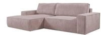 Passacl Morabito Ecksofa, Samt, Cord, Rosa Amelia