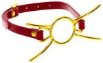 Open Mouth Spider Toggle - Red, Gold