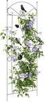 vidaXL Gartenzaun 3 pcs Schwarz 110 x 40 cm Stahl, Garten- und Terrassendesign,
