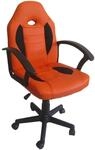 HTI-Line Drehstuhl Daytona Junior Racingsessel Gamerstuhl B&uuml;rostuhl Orange
