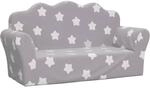 vidaXL Kindersofa 2-Sitzer, Sofa Abnehmbarer Bezug, Gepolstert Kindersessel