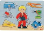 goki 57405 - Steckpuzzle Handwerker