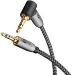 goobay 65277 AUX Audio 0,5m / 90 Grad Winkelstecker / 3,5 mm Klinkenkabel