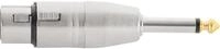 Pronomic AD-JMXF Adapter - 6,3mm Mono-Klinke male auf XLR female - Fertig...