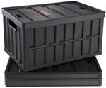 VEVOR 3er-Set 65L Profi Klappbox aus PP Transportbox mit Deckel Faltbarer