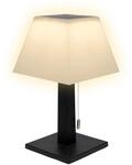 2in1 Solar und Akku Tischleuchte f&uuml;r Au&szlig;en und Innen - 28 cm - LED Tischlampe mit 3