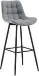 CLP Barhocker Dartford I Gepolsterter Barstuhl I Tresenhocker mit...