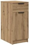vidaXL B&uuml;roschrank Artisan-Eiche 33x50x75 cm Holzwerkstoff, Ablageschrank,