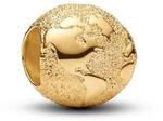 PANDORA Textured globe 764529C00 Charm Anh&auml;nger