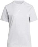adidas Damen Essentials Small Logo Shirt, Light Grey Heather, 4XL Plus