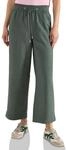 Cecil Wide Leg Hose im Loose Fit aus Leinenmix just Khaki XS