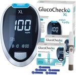 GlucoCheck XL Blutzuckermessger&auml;t (mg/dL) inkl. 110 Teststreifen, 10...