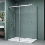 Mai & Mai Duschkabine 100x100 cm Eckdusche Dusche mit Schiebet&uuml;r...