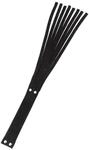 Erotic Fashion ra7710 Peitsche 42 cm, schwarze Leder Streichelpeitsche, 1er-Pack (1 x