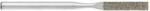Pferd 15653112 Diamantfeile f&uuml;r Handfeilger&auml;te DF5311 D126 Flachstumpf