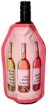 Giftcompany Froid K&uuml;hlmanschette Weinflaschen rosa 23,5cm