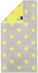 Caw&ouml; Handt&uuml;cher New Stars Sterne gro&szlig; 6260 Platin/Lime - 75