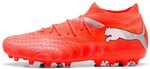 PUMA Future 9 Match MG Fu&szlig;ballschuhe Unisex Erwachsene, Rot Gl&auml;nzend Wei&szlig; Schwarz