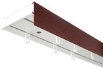 SN Deco - Vorhangschiene SH Set 2-l&auml;ufig wei&szlig; 360cm, Gardinenschiene,...