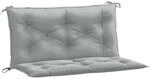 vidaXL Gartenbank-Auflagen 2 STK. Melange Hellgrau 100x50x7 cm Stoff