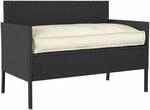 vidaXL Kissen Creme 120 x 60 x 12 cm Oxford-Stoff, Luxuri&ouml;ses Wohnzimmerkissen,