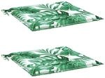 vidaXL Stuhlkissen 2 TLG., Kissen f&uuml;r Gartenm&ouml;bel Hocker Sofa,...
