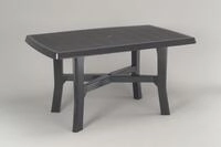 ipae progarden Fabay tavolo rodano Grigio Antracite rettangolare 138x88x72 h cm