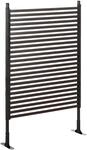 Outsunny Gartenzaun Zaun aus Metall 93 x 150 cm hoch Dekorativer Gitterzaun Set...