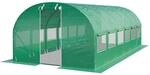 TOOLPORT Foliengew&auml;chshaus Gew&auml;chshaus 4x6m stabil & langlebig mit Fenster -