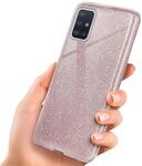 ONEFLOW Glitter Case f&uuml;r Samsung Galaxy A51 Glitzer Handyh&uuml;lle mit...