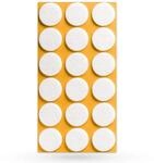 18 x Filzgleiter &Oslash; 25 x 3 mm selbstklebend wei&szlig; M&ouml;belschoner M&ouml;belschutz