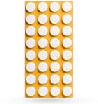 32 x Filzgleiter &Oslash; 17 x 3 mm selbstklebend wei&szlig; M&ouml;belschoner M&ouml;belschutz