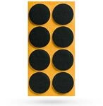 8 x Filzgleiter &Oslash; 35 x 3 mm selbstklebend schwarz M&ouml;belschoner M&ouml;belschutz