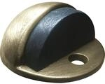 Bodent&uuml;rpuffer - Bodenpl. &oslash; 45 mm, Anschlagh. 17 mm, Messing patiniert